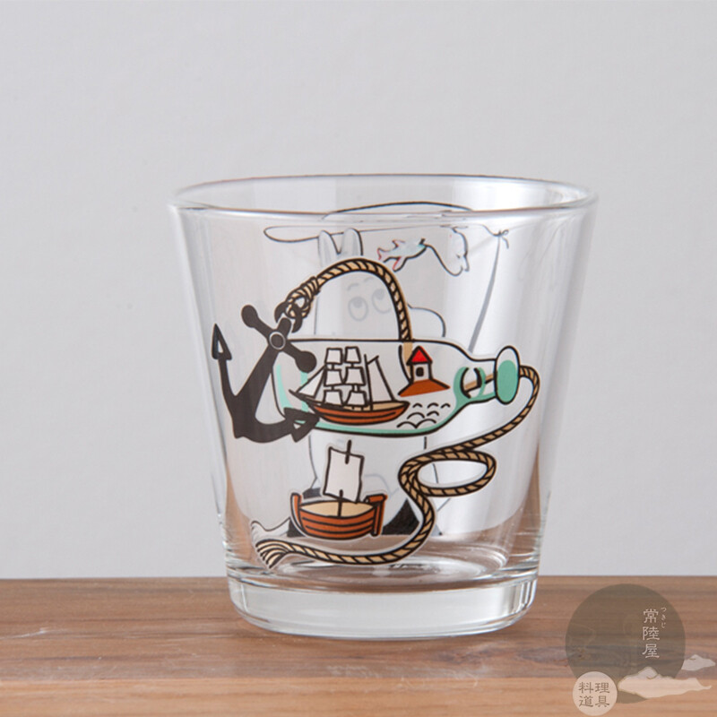 日本进口 芬兰Iittala Moomin系列210ml玻璃杯