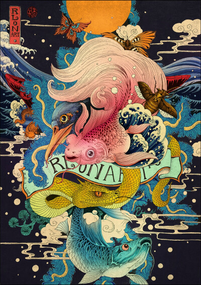 Rlon Wang ，中国插画家