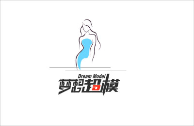 梦想超模，以字体为LOGO