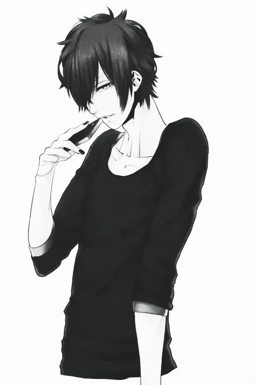 ☬⇝【网络收图，侵权立删】黑白色 灰色 帅哥 Pixiv p站 小清新 插画 简洁 唯美 美图 涂鸦 治愈 动漫 小清新 头像 二次元 意境 