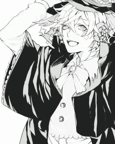 ☬⇝【网络收图，侵权立删】黑白色 灰色 帅哥 Pixiv p站 小清新 插画 简洁 唯美 美图 涂鸦 治愈 动漫 小清新 头像 二次元 意境 