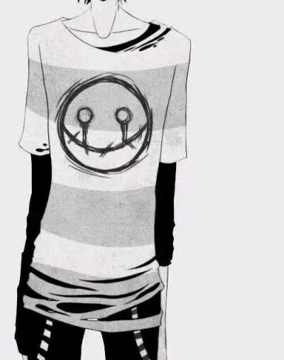 ☬⇝【网络收图，侵权立删】黑白色 灰色 帅哥 Pixiv p站 小清新 插画 简洁 唯美 美图 涂鸦 治愈 动漫 小清新 头像 二次元 意境 