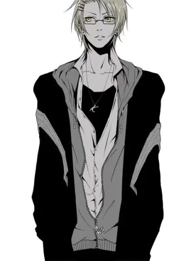 ☬⇝【网络收图，侵权立删】黑白色 灰色 帅哥 Pixiv p站 小清新 插画 简洁 唯美 美图 涂鸦 治愈 动漫 小清新 头像 二次元 意境 