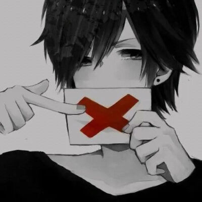 ☬⇝【网络收图，侵权立删】黑白色 灰色 帅哥 Pixiv p站 小清新 插画 简洁 唯美 美图 涂鸦 治愈 动漫 小清新 头像 二次元 意境 