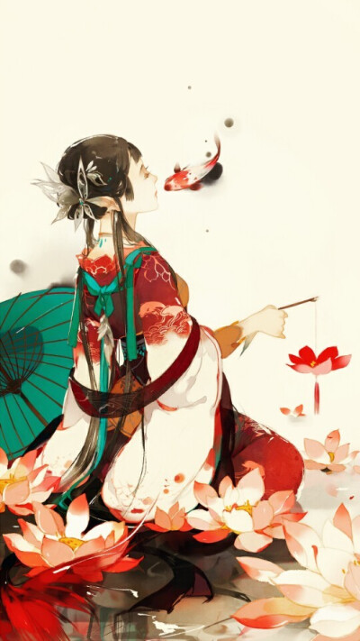 古风 动漫 二次元 插画 