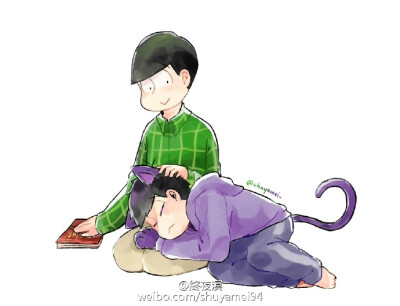 #おそ松さん##年中松# choro跟猫ichi