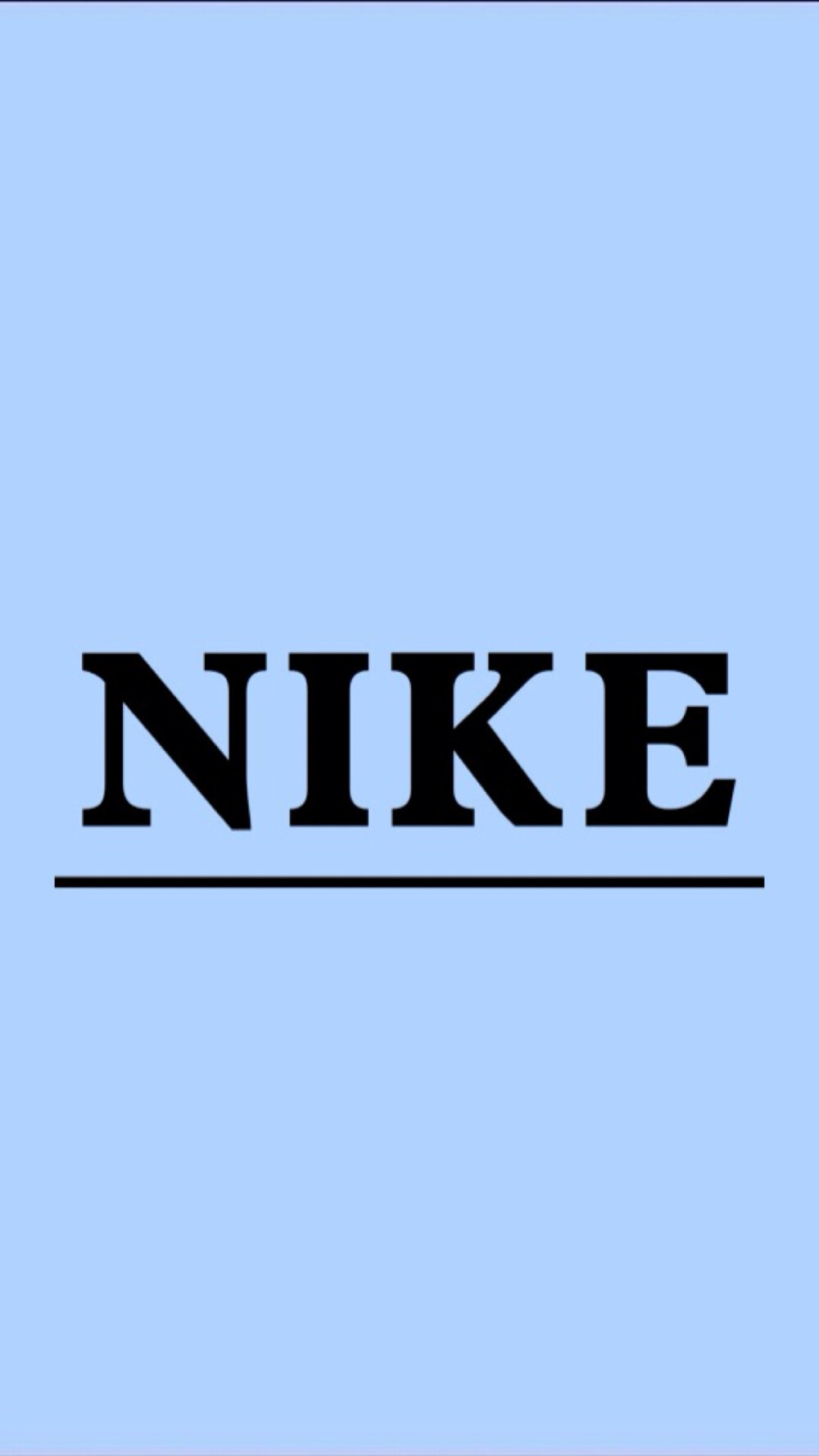 NIKE nike 平铺壁纸 壁纸 蓝色 blue 好看 啦啦 文字壁纸