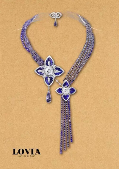 特别经典的珠宝设计 蓝宝石的完美演绎