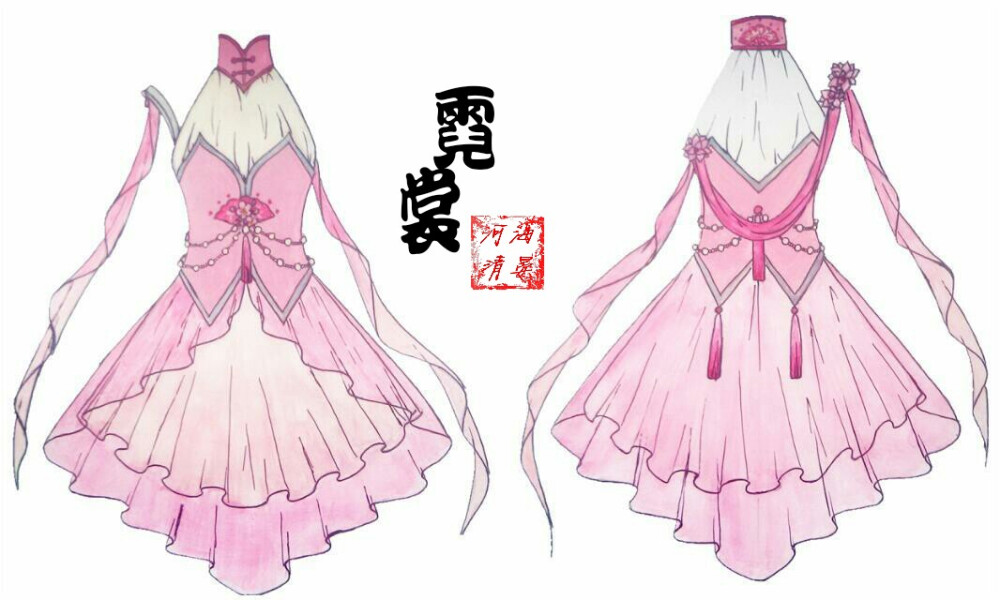 剑三。衍生。洛丽塔。小裙子。中国风。Lolita。日常。服装设计。