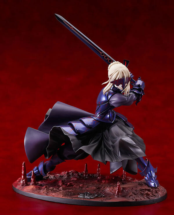 GSC Fate/stay night 黑saber -卑王鉄槌(ヴォーディガーン)- 1/7 再版 明日开放预定。售价12,800円，预计2017年4月出荷。