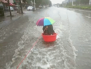 北方人民大雨天自娱自乐