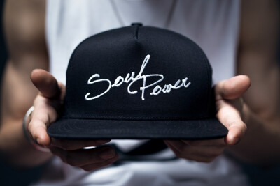 SOULPOWER 2016SS Hand Writing Snapback 两色