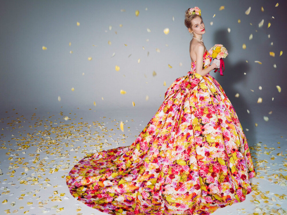 蜷川实花设计mmikaninagawa2015婚纱系列