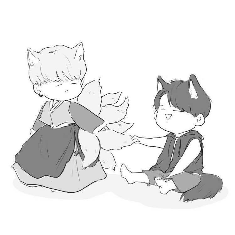 闵玧其 suga 闵糖 BTS jimin 朴智旻. 鸡米 防弹少年团 糖鸡 漫画版