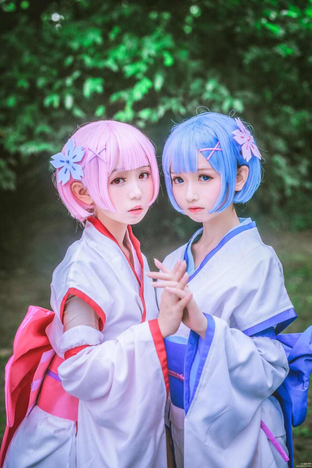 【cos】拉姆雷姆幼年,剧情向 蕾姆 cn: 小圆脸雪雪 拉姆 cn: 修老虎