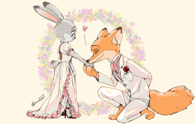 zootopia 动物乌托邦 结婚结婚～