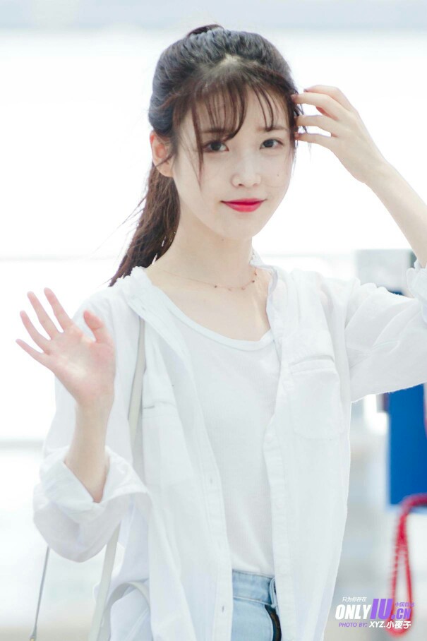 IU.李知恩.韩国仁川机场.