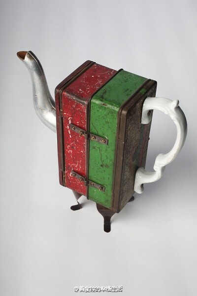 铁罐和茶壶等等重新组装出了萌萌的新茶壶