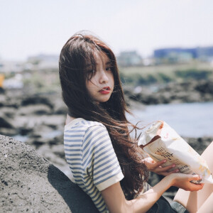 二呆辞 女生头像 女头 一女子 清新可爱风 Ci
