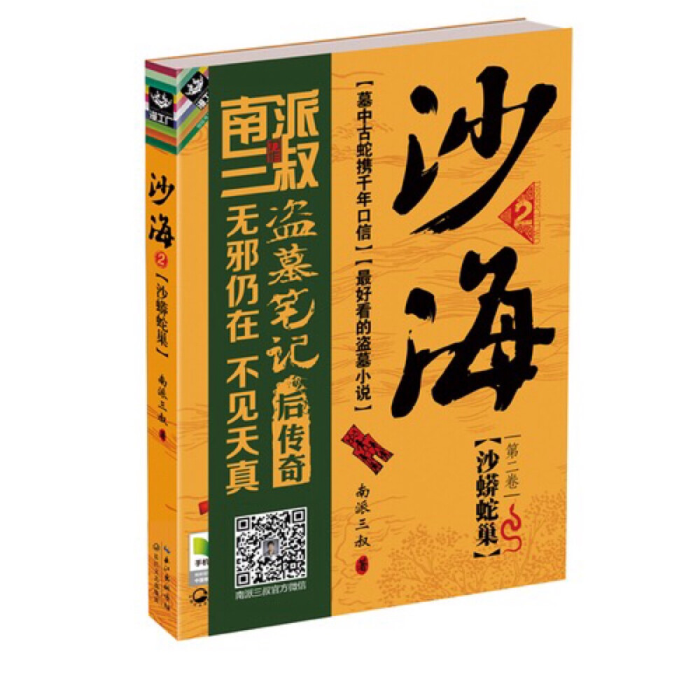 80年代的一个冬天，北京城里出现了很多红旗车，将一些在建筑方面有卓越天赋的孩子带入了巴丹吉林沙漠，之后的30年里，这些孩子再也没有出现。
一千九百多年前的古代建筑设计图纸和巴丹吉林中某一处工业废墟非常相似，在调查那个废墟的过程中，有人发现了那些失踪孩子的名字。
80年代的沙漠中建设着传说中中国最伟大的建筑，吴邪好像知道一切，但对于谜题却无动于衷，他似乎只是把这个地方当成了自己的棋盘。他在谋划什么？
当吴邪不再天真，他会是一个什么样的人？当一个人透透彻彻地恨过之后，他还会是从前的自己吗？
手上一道道伤痕，披上了喇嘛的袈裟，吴邪并没有平静下来，而是带着一个惊天的计划从《藏海花》中走来，开始全面孤独的反击