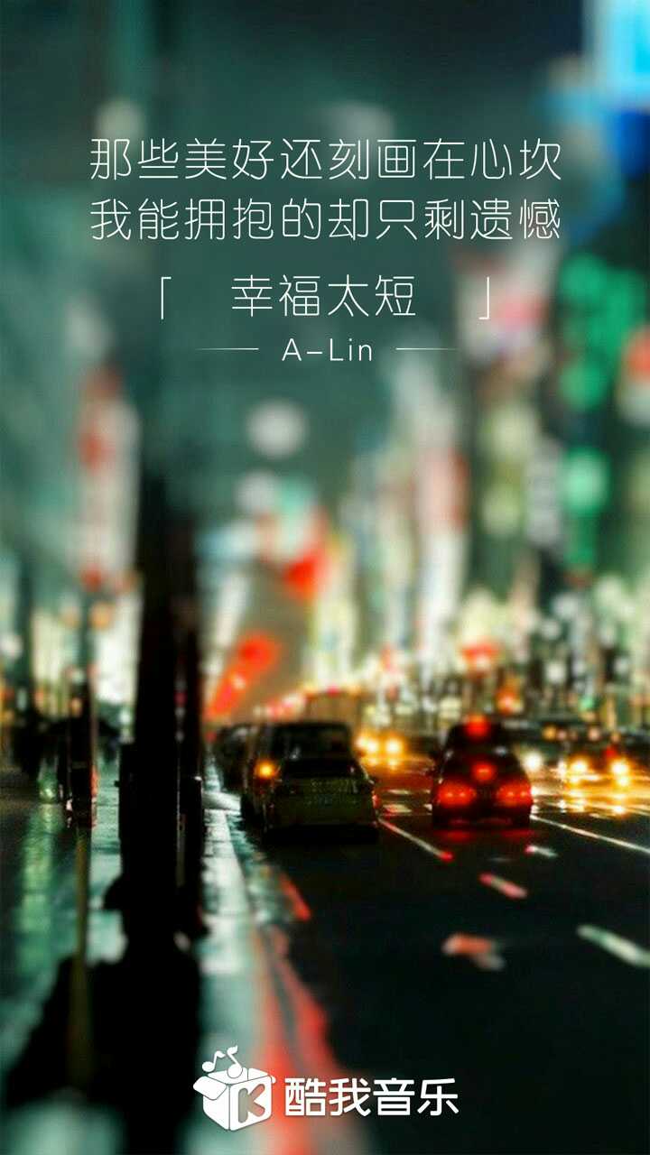 A-LIN《幸福太短》