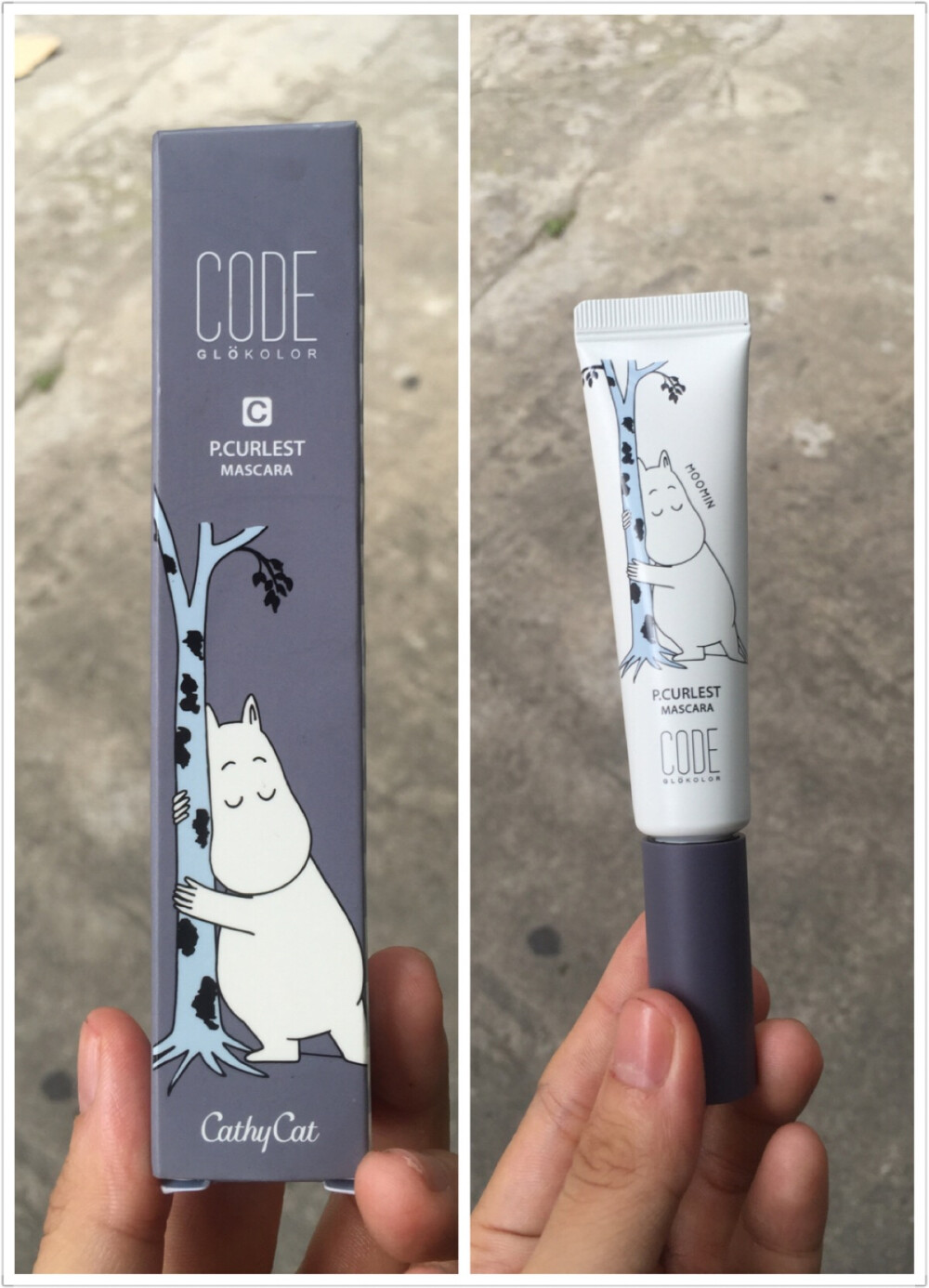 韩国CODE X MOOMIN 姆明睫毛膏 达令app送的 被我送给朋友了
