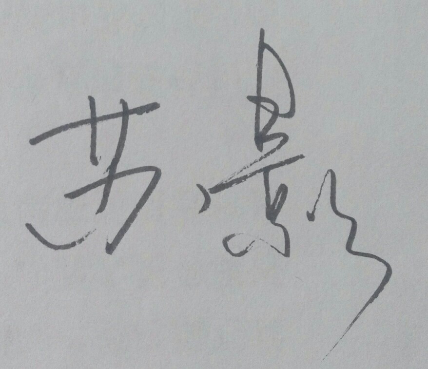 手写
名字
苏影
