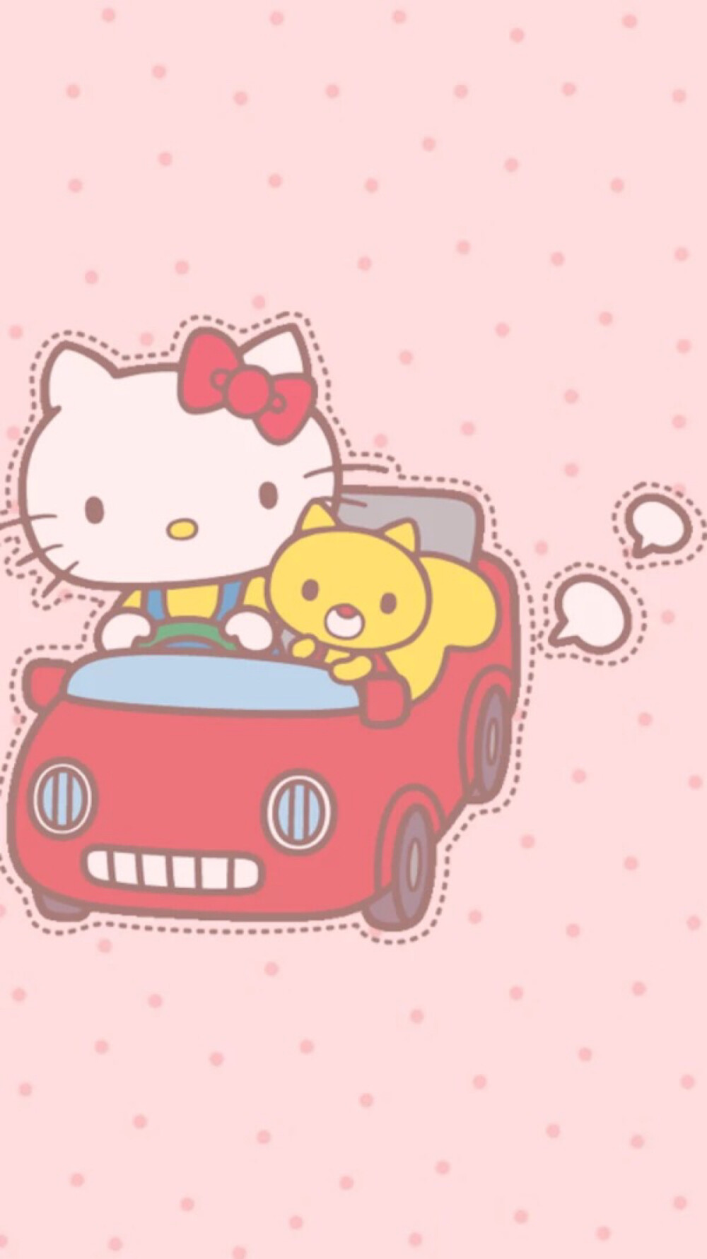 Hello kitty "#卡通动漫&手机壁纸""(◕‿◕✿