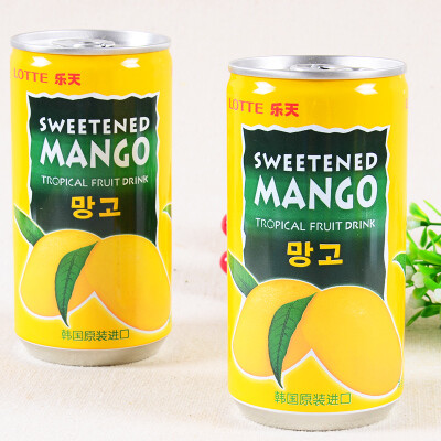 代购
韩国零食进口饮料 lotte韩国乐天芒果汁mango汁饮料180ml饮品