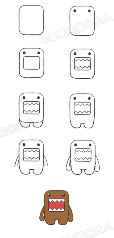 漂亮的手账卡通动漫人物绘画教程