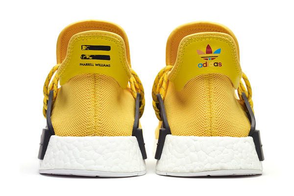 Pharrell Williams 再次与 Adidas 三叶草合作，Hu NMD 系列球鞋即将发售。其中 Hu 代表“人类”（Human Race）。