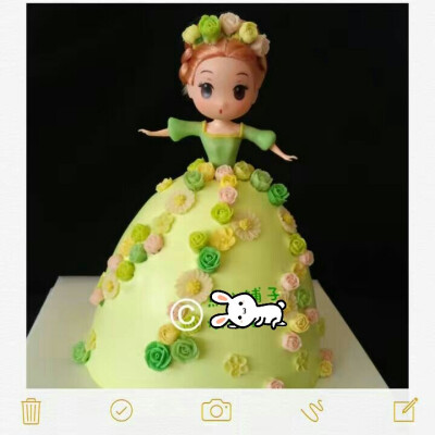 芭比娃娃蛋糕。