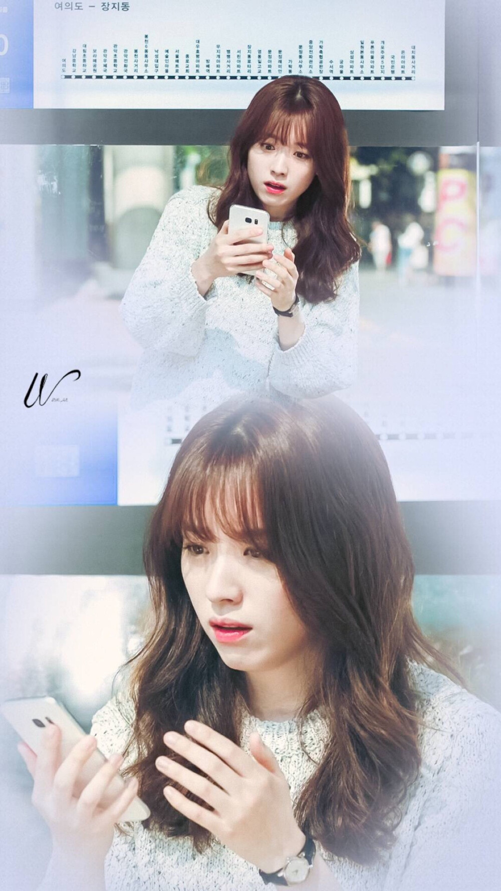 韩剧W两个世界 李钟硕&韩孝周 壁纸 