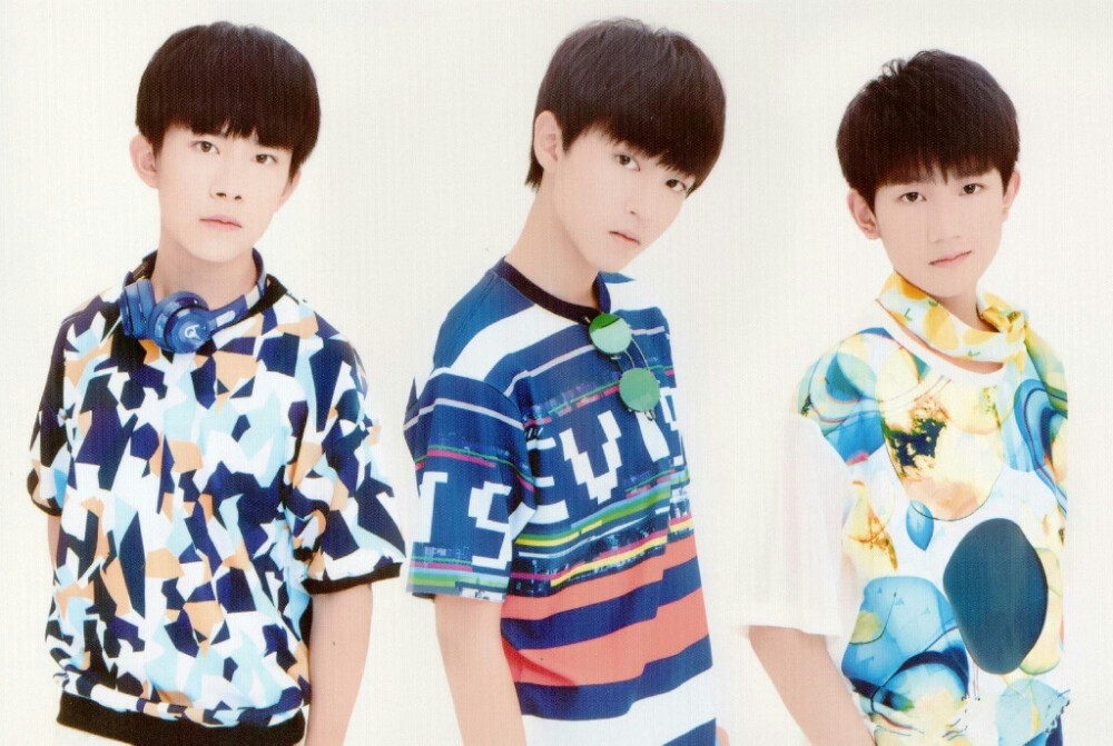 #王俊凯 #易烊千玺 #王源 #tfboys 三周年宣传照 高清 帅气