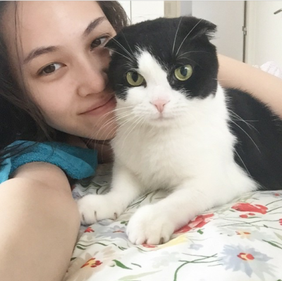 水原希子与猫系列 清纯、妩媚、纯真、狡黠都是你 kiko啊，其实你也是一只猫吧