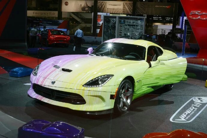 艺术涂装道奇Viper SRT GT 1of1