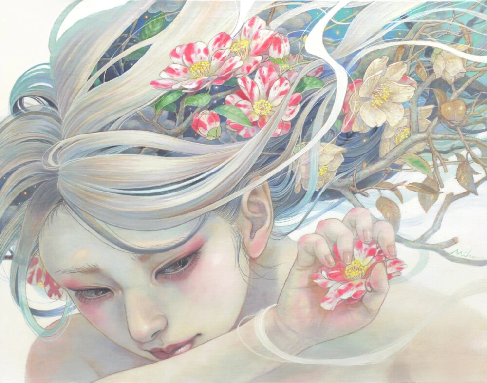 日本艺术家.平野実穂(Miho Hirano)ー花鳥風月The Beauties of Natureー