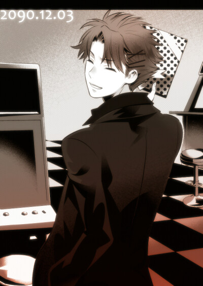 心理测量者
P站：ＯＢＭ
PP3
宜野座さん、縢くん＋夏にあげそびれてしまった狡噛さんの誕生日祝い絵です。
(追記)せっかく誕生日だったのにサムネで漫画形式アイコンが被ってノーモア映画泥棒状態になってて…