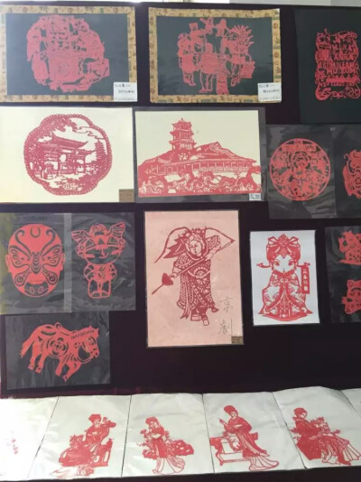 幼师毕业手工展 刻纸