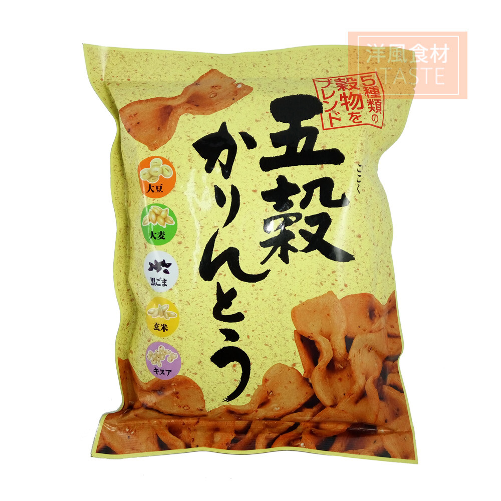 日本进口零食品 宫本 五谷巧果脆饼120g 办公室休闲小吃膨化早餐