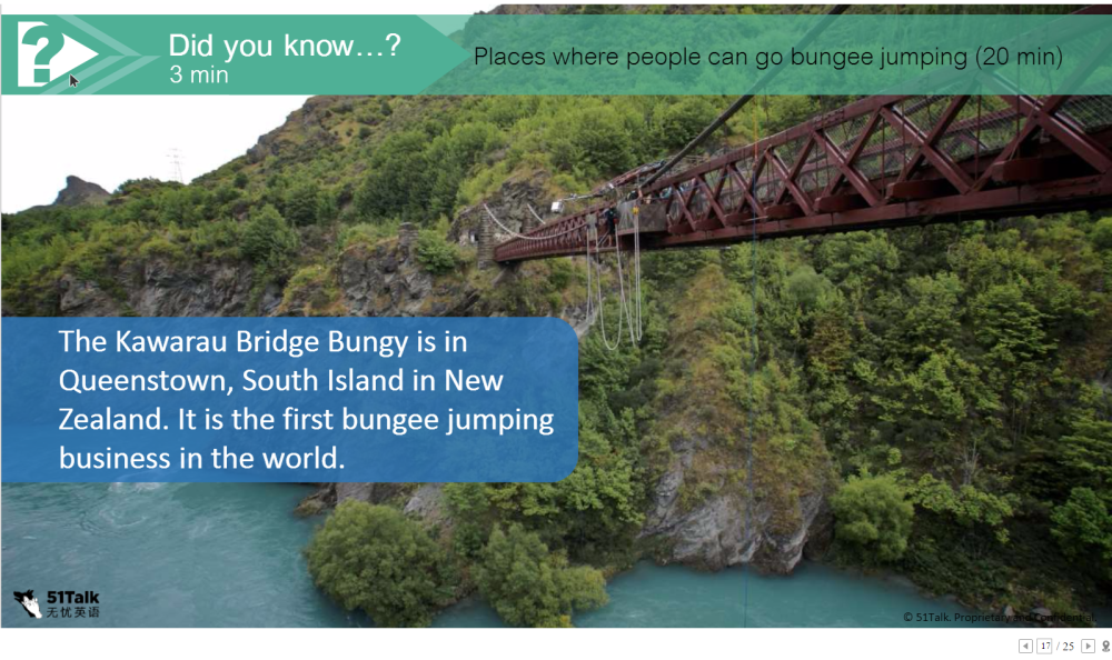 bungee jumping