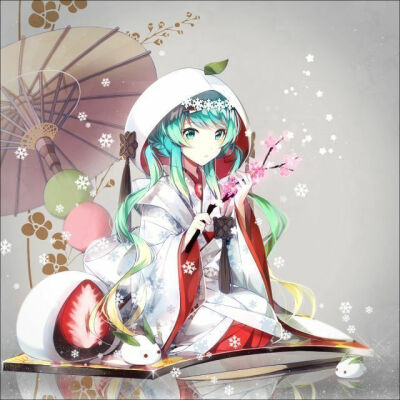 初音白无垢(*/ω＼*)