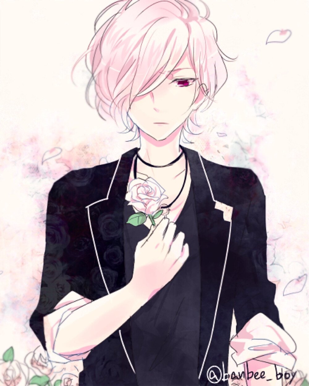 【侵删】魔鬼恋人 逆卷昴 diaboliklovers 少年 乙女游戏 动漫 一个