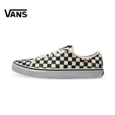 Vans范斯春季白色黑色男款运动鞋滑板鞋帆布鞋|VN000XB4543