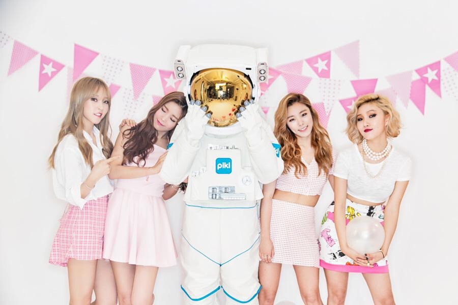 MAMAMOO 마마무 Moon Byul 玟星 文星伊 金容仙 Solar 颂乐 Whee In郑辉人 Wha Sa 华莎 安慧真 游戏OST Girl Crush