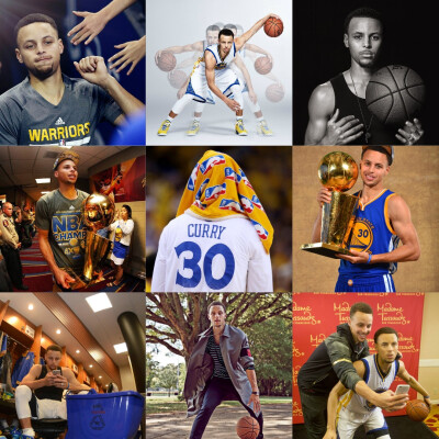  Stephen Curry 金州勇士 萌神库里 Champion