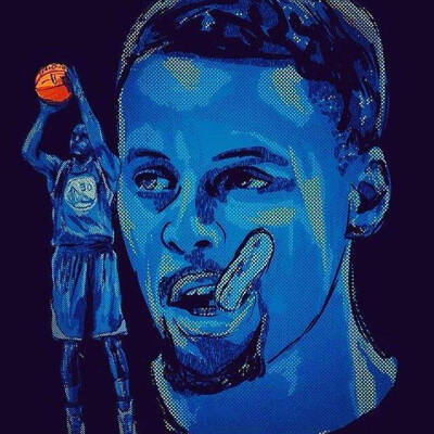  Stephen Curry 金州勇士 萌神库里 Champion