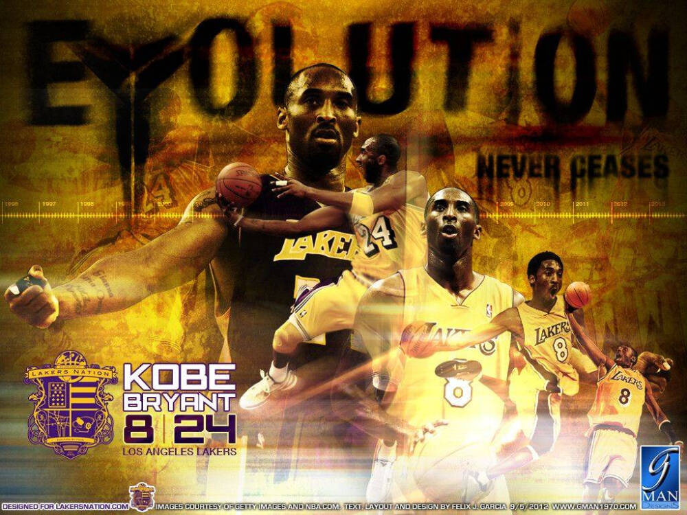 科比布莱恩特Kobe Bryant洛杉矶湖人LA 8号与24号
#科比退役#
#KB20##THANKYOUKOBE##科比再见#