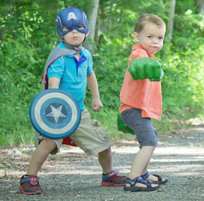 可爱的美队和绿巨人 Captain American Hulk