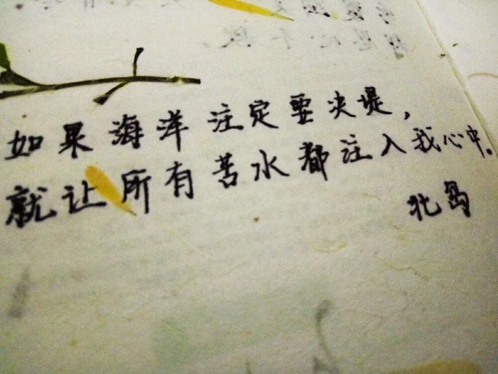 如果海洋注定要决堤。